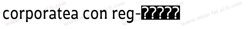 corporatea con reg字体转换